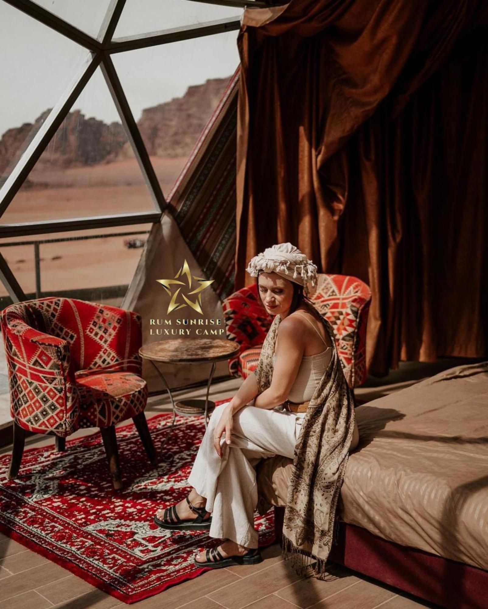 Rum Sunrlse Luxury Camp Wadi Rum Exteriör bild